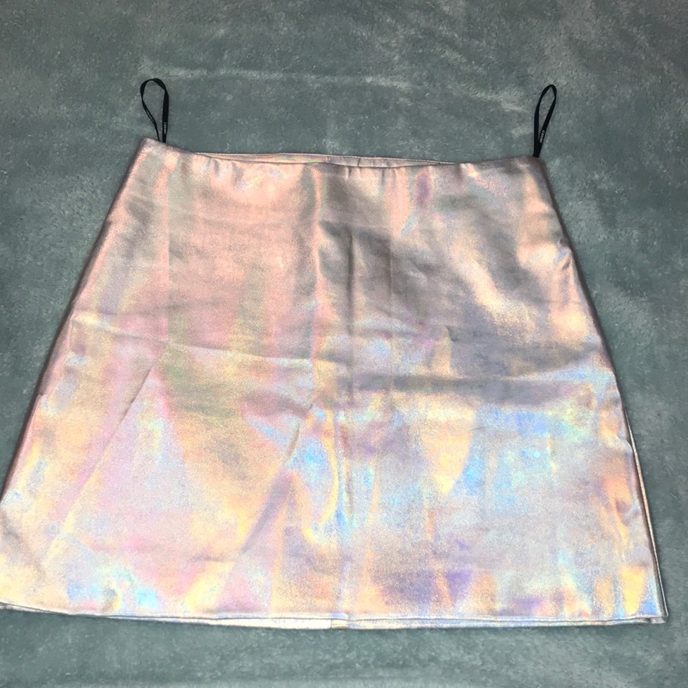 rare holographic forever 21 skirt